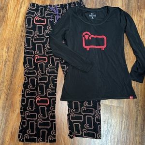 Woolrich print Flannel pajama pant set